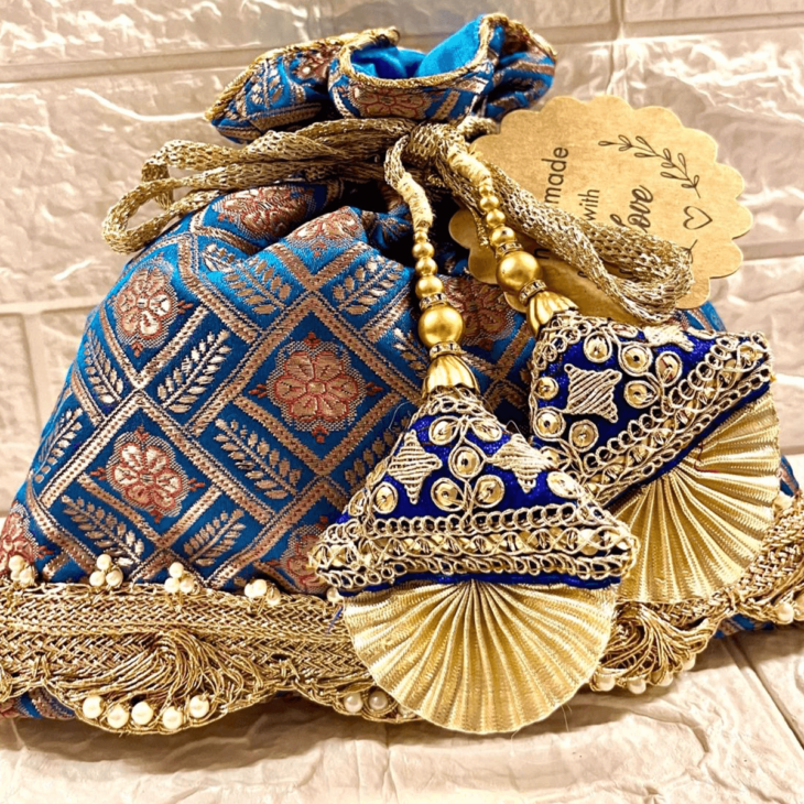 Sapphire Potli