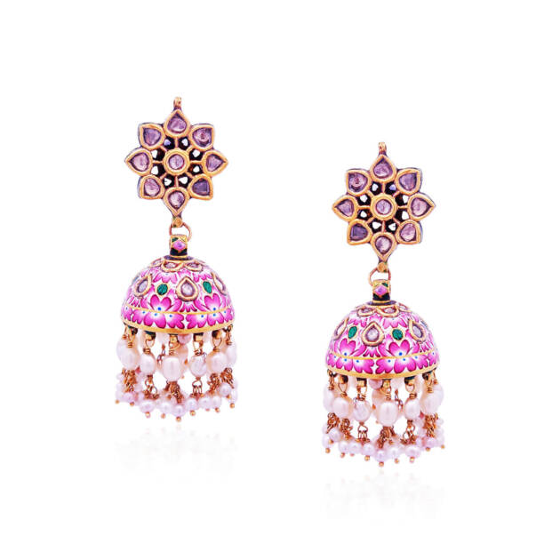 Banarasi Meena Jhumka