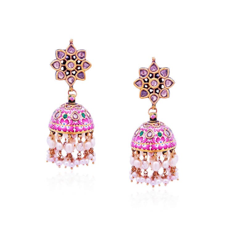 Banarasi Meena Jhumka