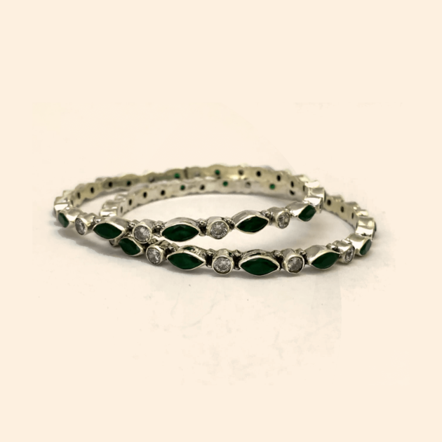 Moonlit Elegance Bangles