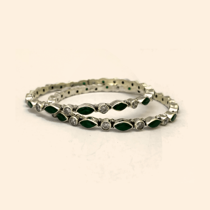 Moonlit Elegance Bangles