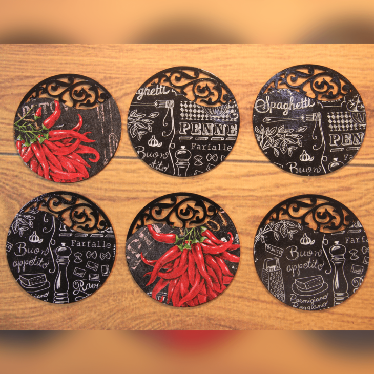 Cutwork Coasters