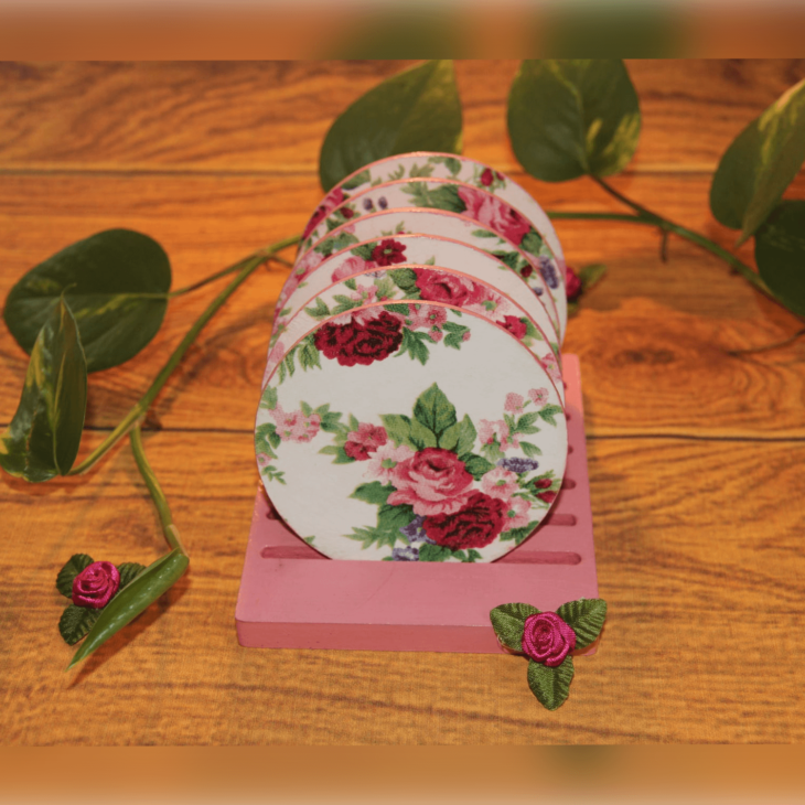 Floral Coasters