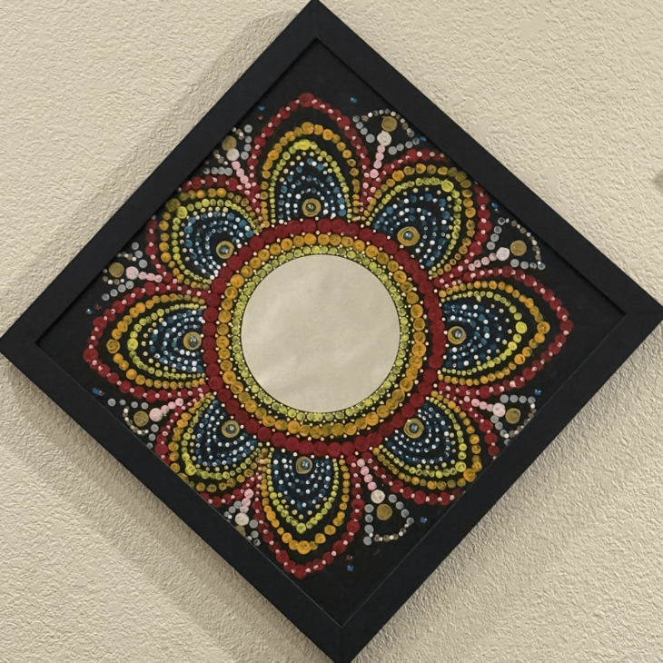 Floral Radiance Mandala Art