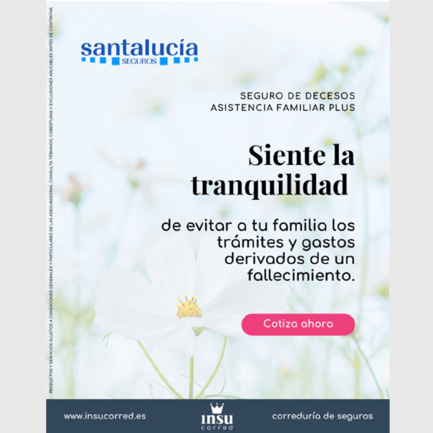 Santalucía Seguros, Funeral Insurance - Family Assistance Plus