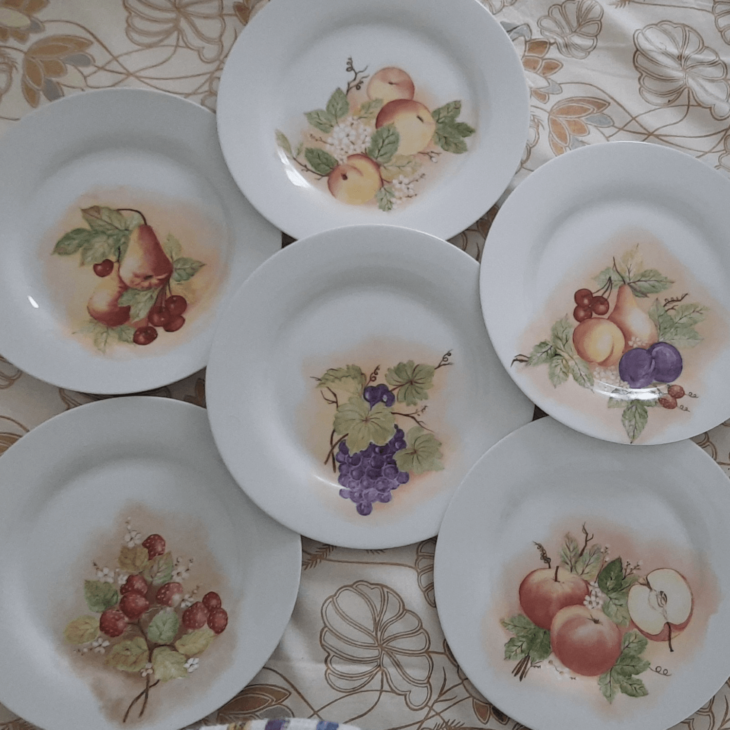Nature's Splendour Porcelain Plate Painting