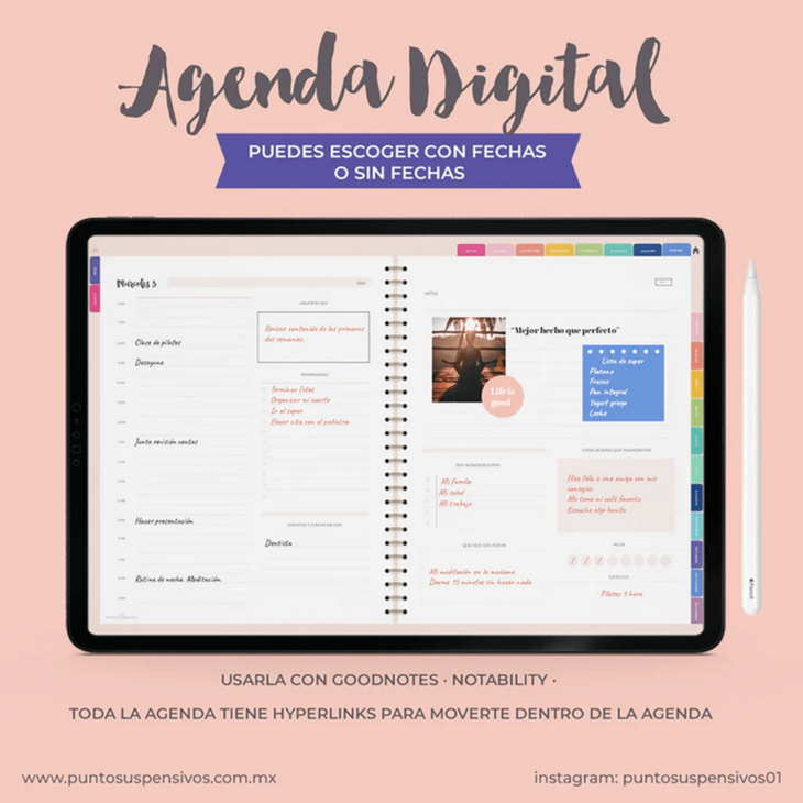 Agenda Digital Colores