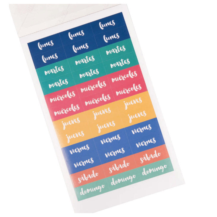 Block De Stickers Azul - Image 3