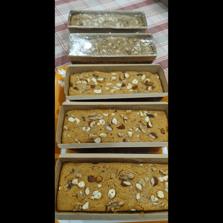 Eggless Rum Cake