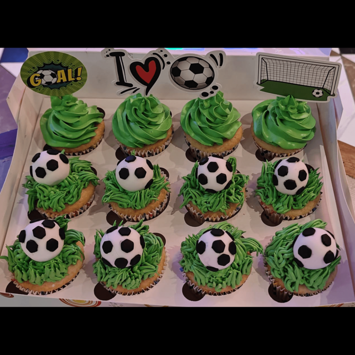 Football Theme Cupcakes