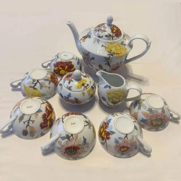 Porcelain Hand Painted Tea Set