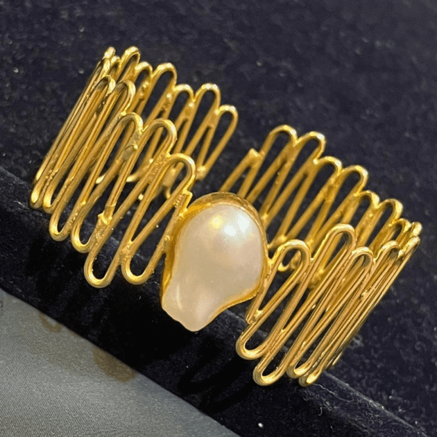 Baroque Pearl Statement Bracelet