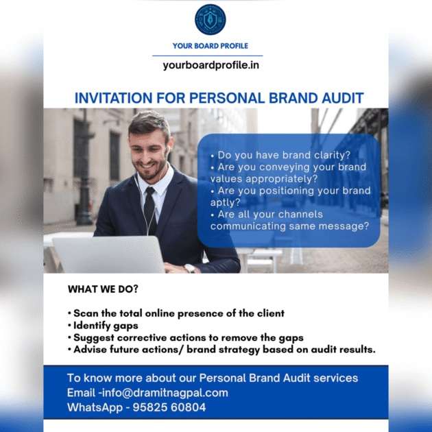 Invitation for Personal Brand Audit