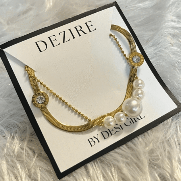 Roman Halo Pearl Necklace