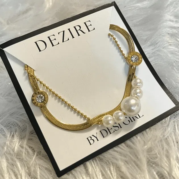 Roman Halo Pearl Necklace