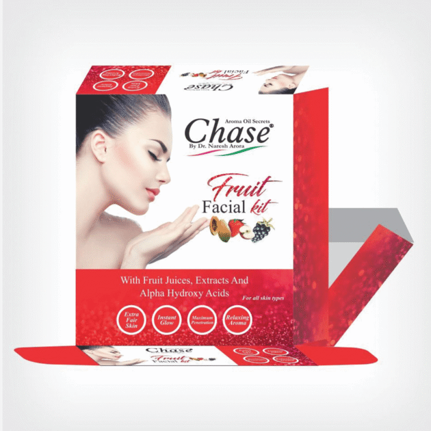 Chase Fruit Facial Kit Packaging Product