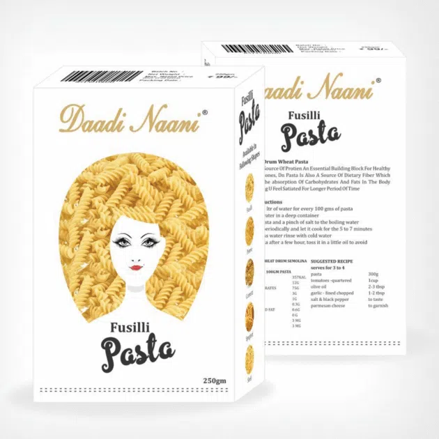 Daadi Naani Product Packaging