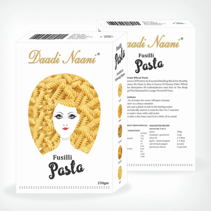 Daadi Naani Product Packaging