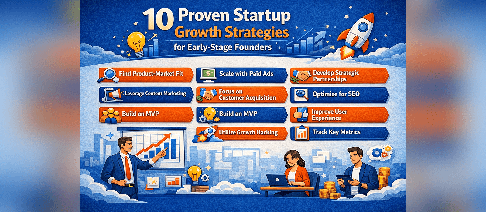10 Proven Startup Growth Strategies for Early-Stage Founders - AIM Elevate
